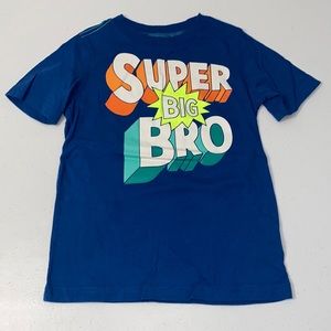 Carter’s Boy’s Super Big Brother Short Sleeve Shirt Size 4/5